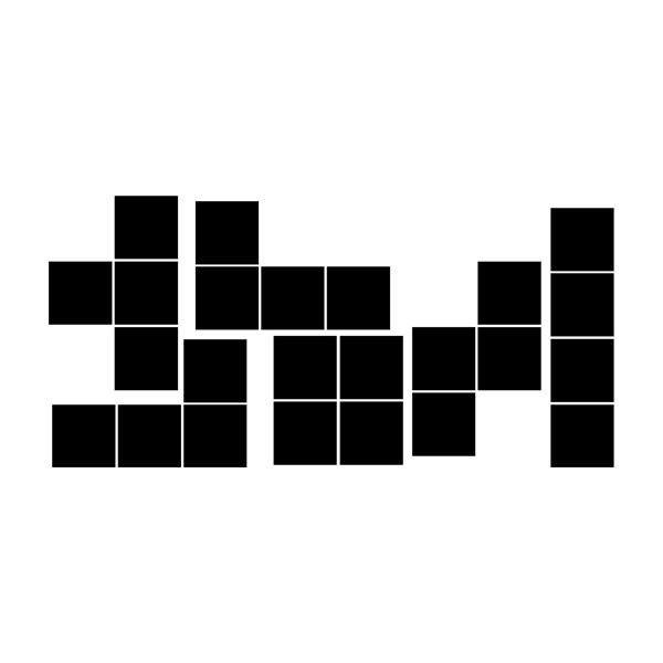 Wandtattoos: Tetris Block
