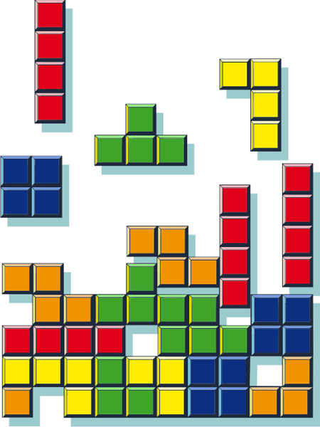 Wandtattoos: Color block