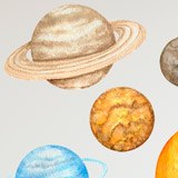Kinderzimmer Wandtattoo: Planeten des Sonnensystems 6