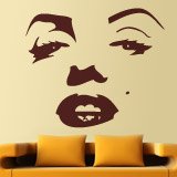 Wandtattoos: Gesicht von Marilyn Monroe 4