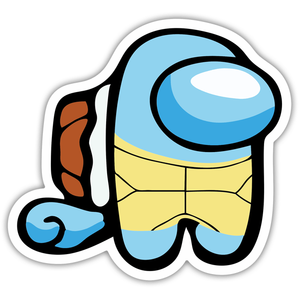 Aufkleber: Among Us Blastoise Pokemon