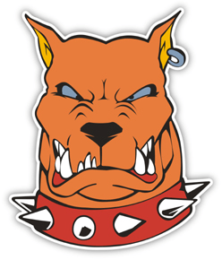 Aufkleber: Dog 2