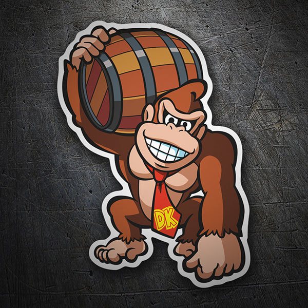 Aufkleber: Donkey Kong DK