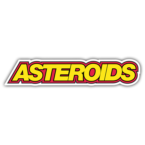 Aufkleber: Asteroids Logo