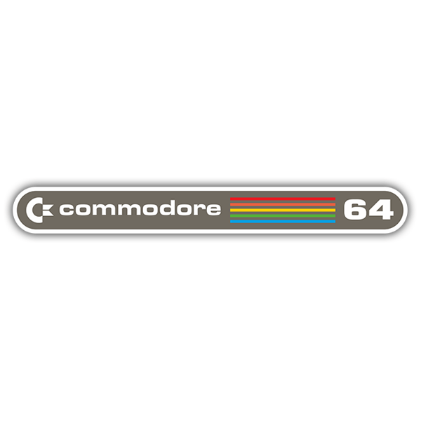 Aufkleber: Commodore 64 Logo