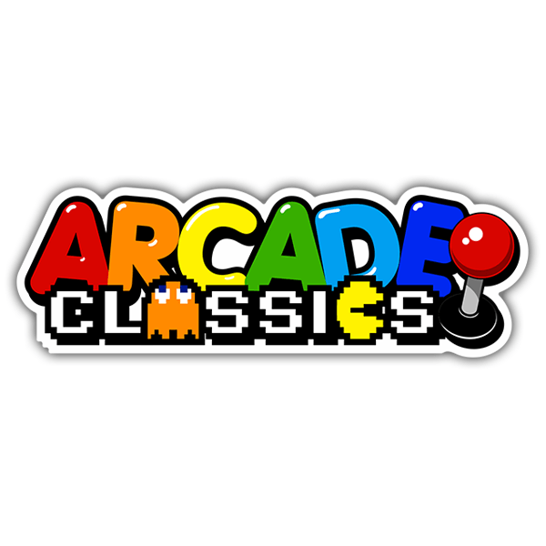 Aufkleber: Arcade Classics Pacman