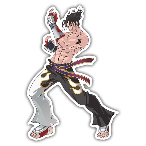 Aufkleber: Jin Kazama - Tekken