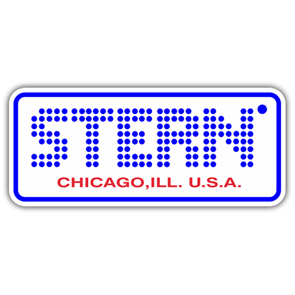 Aufkleber: Stern Chicago