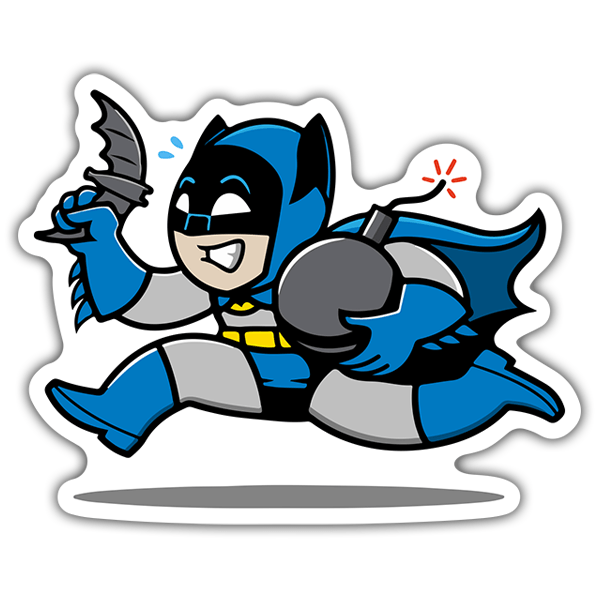 Aufkleber: Batman Cartoon