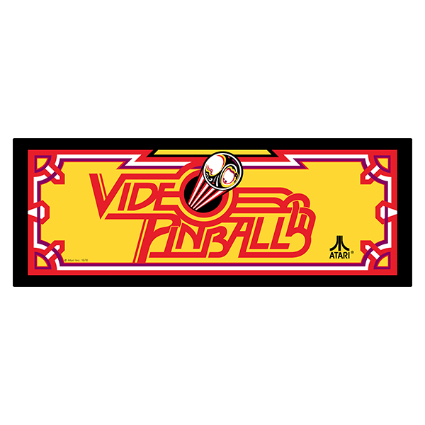Aufkleber: Video Pinball