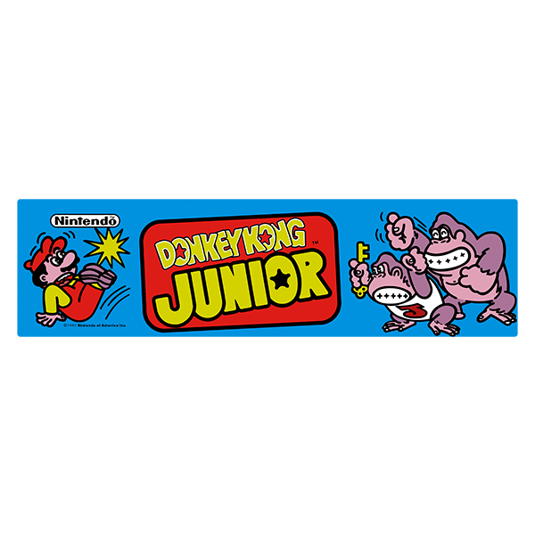 Aufkleber: Donkey Kong Junior