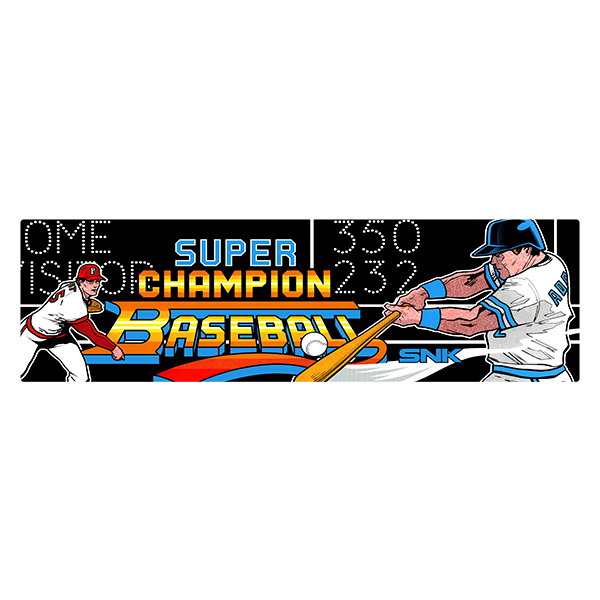 Aufkleber: Super Champion Baseball