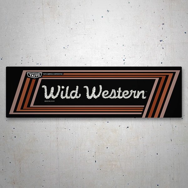 Aufkleber: Wild Western