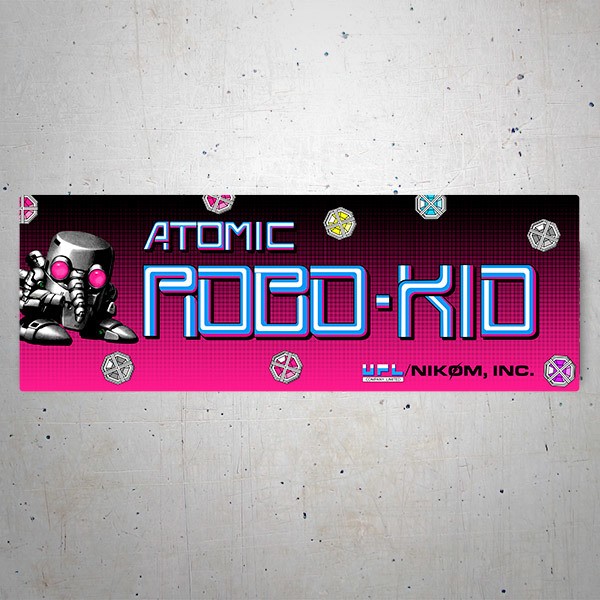 Aufkleber: Atomic Robo-Kid