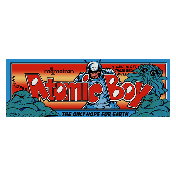 Aufkleber: Atomic Boy