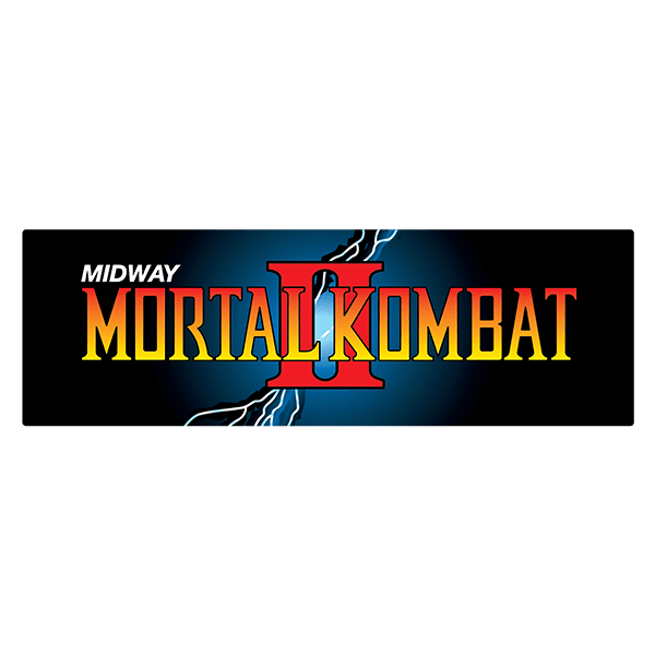 Aufkleber: Mortal Kombat II Midway