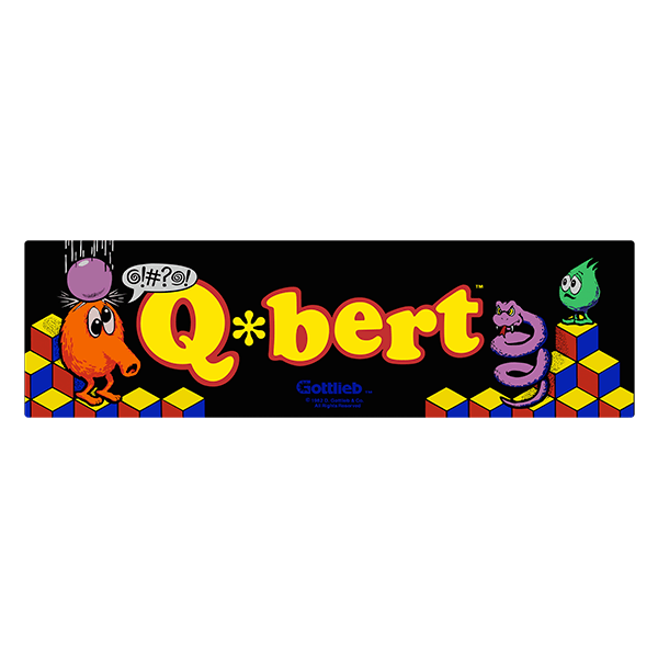 Aufkleber: Q-bert