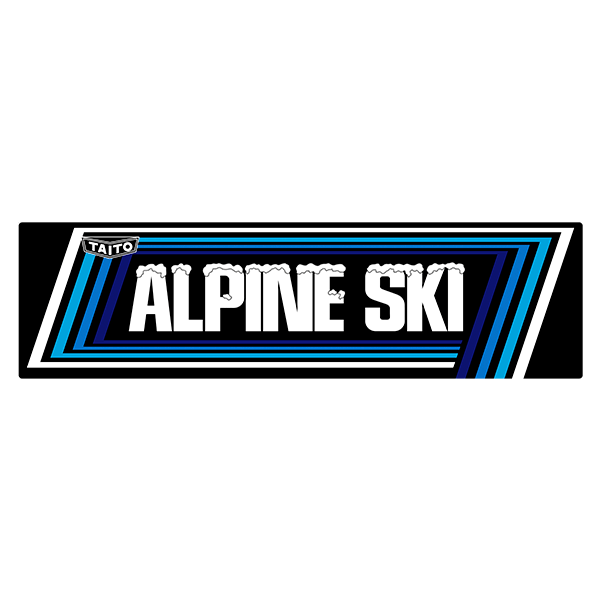 Aufkleber: Alpine Ski