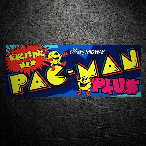 Aufkleber: Pac-Man Plus