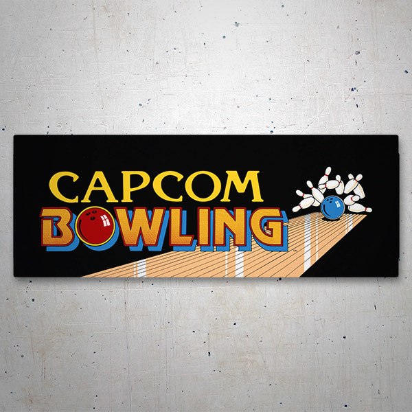 Aufkleber: Capcom Bowling