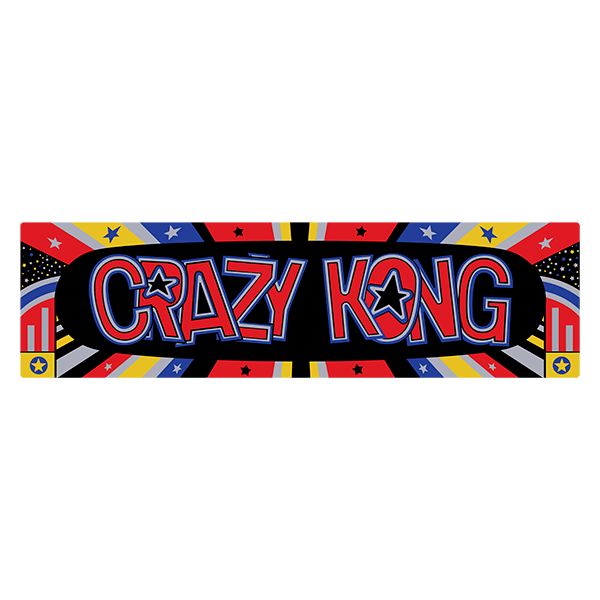 Aufkleber: Crazy Kong