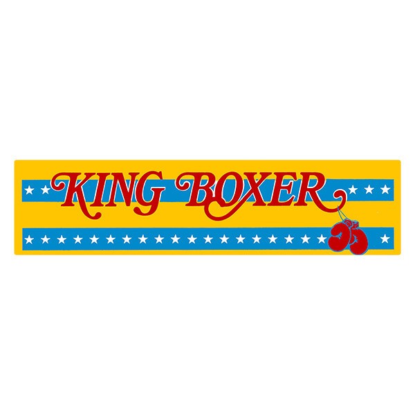 Aufkleber: King Boxer