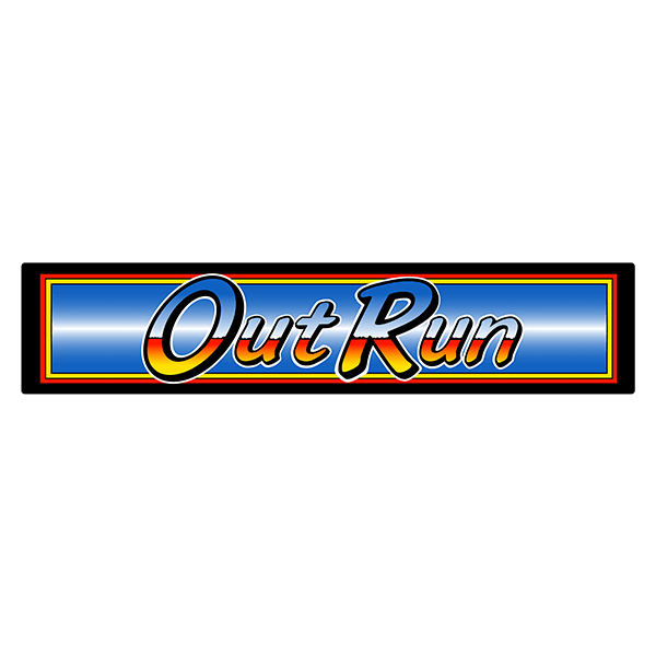 Aufkleber: Out Run