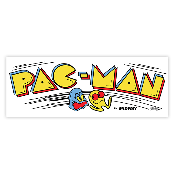 Aufkleber: Pac-Man by Midway