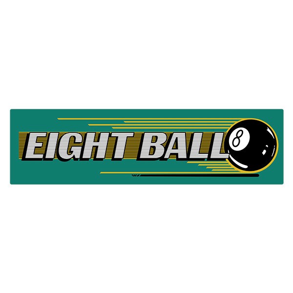 Aufkleber: Eight Ball