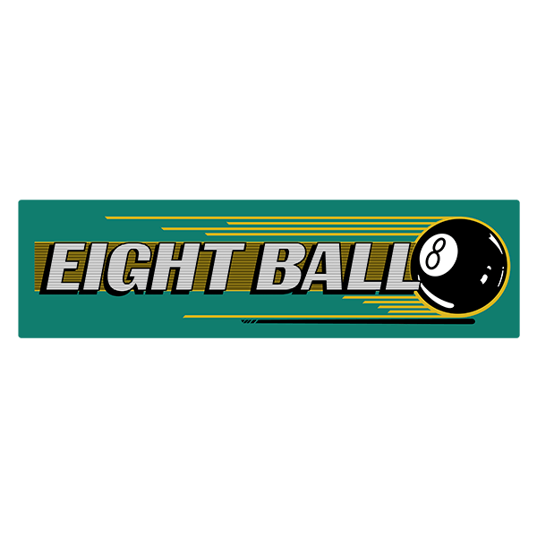 Aufkleber: Eight Ball