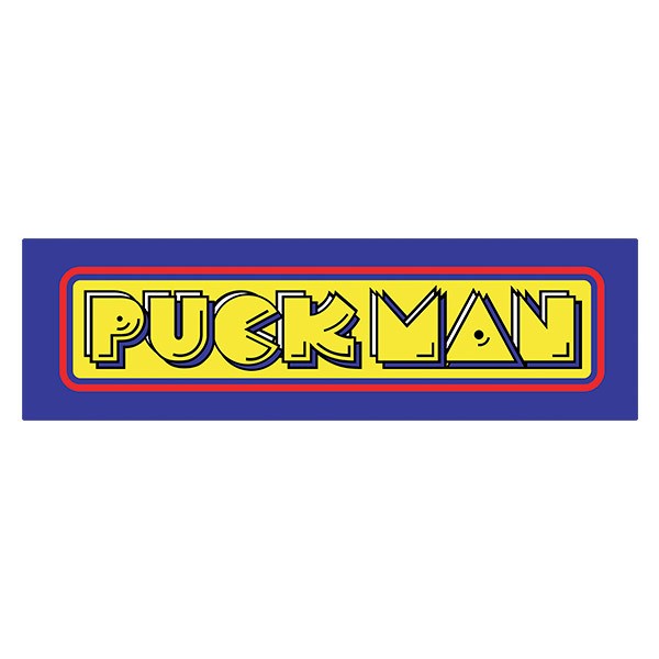 Aufkleber: Puck Man