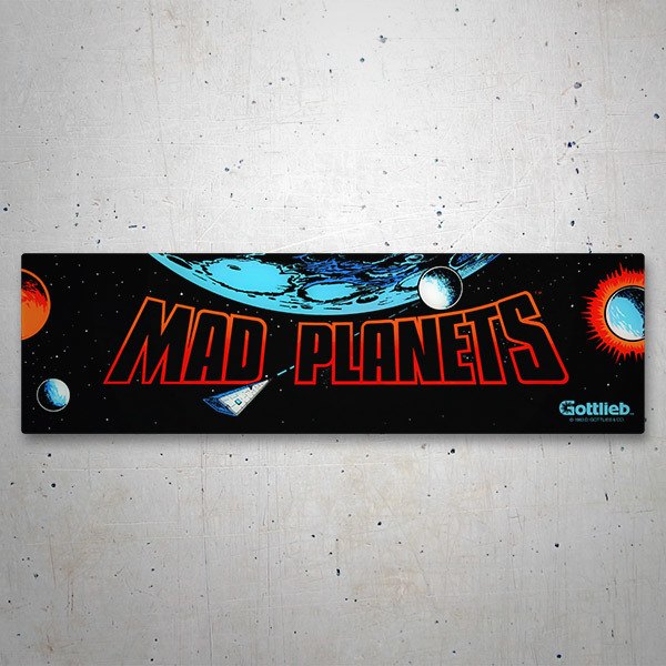Aufkleber: Mad Planets