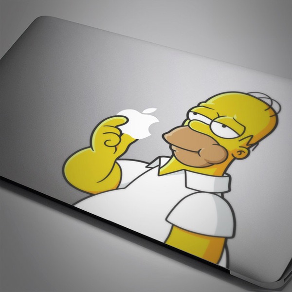 Aufkleber: Homer Simpson