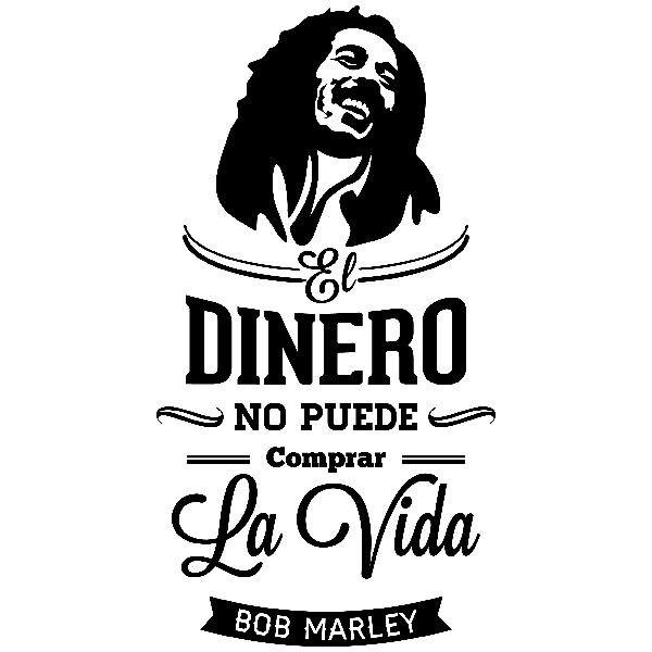 Wandtattoos: El dinero no puede comprar la vida - Bob Marley