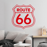 Wandtattoos: Route 66 Zeichen 2