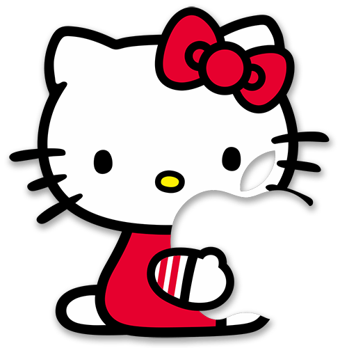 Aufkleber: Hello Kitty 1