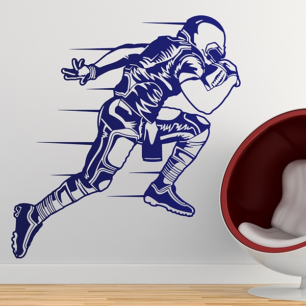 Wandtattoos: Sprint American-football