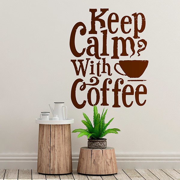 Wandtattoos: Keep Calm with Coffee