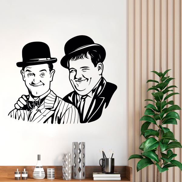 Wandtattoos: Laurel und Hardy