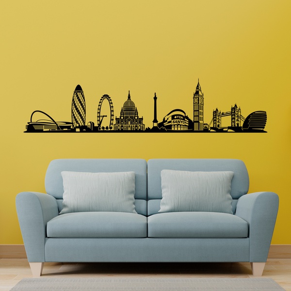 Wandtattoos: Skyline von London