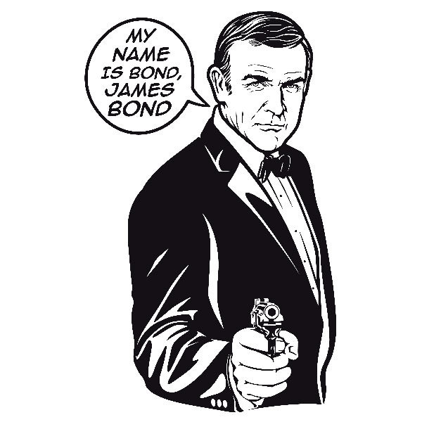 Wandtattoos: My name is Bond