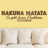 Wandtattoos: Hakuna Matata in Deutsch 2