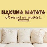 Wandtattoos: Hakuna Matata in Englisch 2