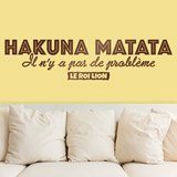 Wandtattoos: Hakuna Matata in Französisch 2