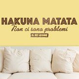 Wandtattoos: Hakuna Matata in Italienisch 2