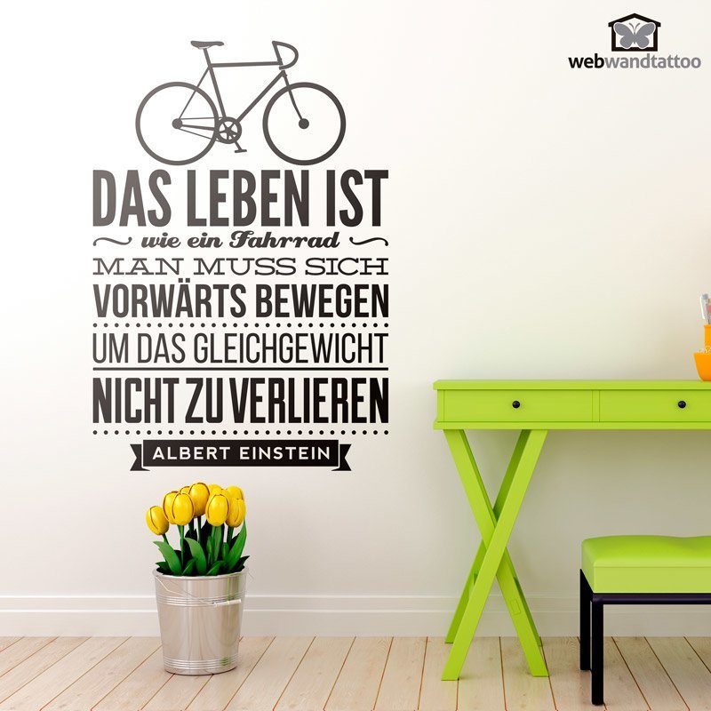 Zitate Einstein Fahrrad das leben ist schön zitate