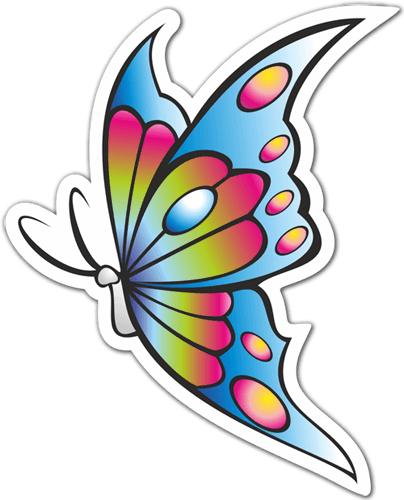 Aufkleber: Butterfly 2