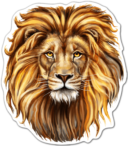Aufkleber: Lion 1