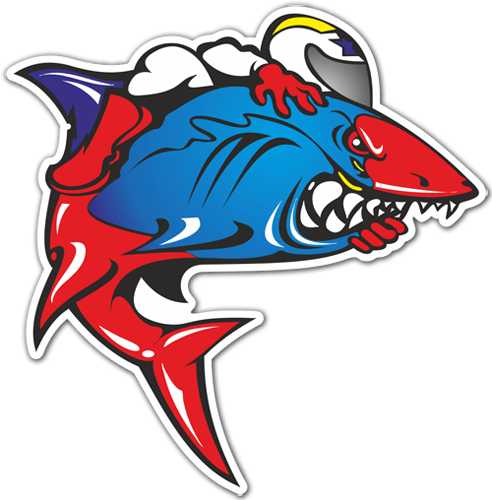 Aufkleber: Shark 1