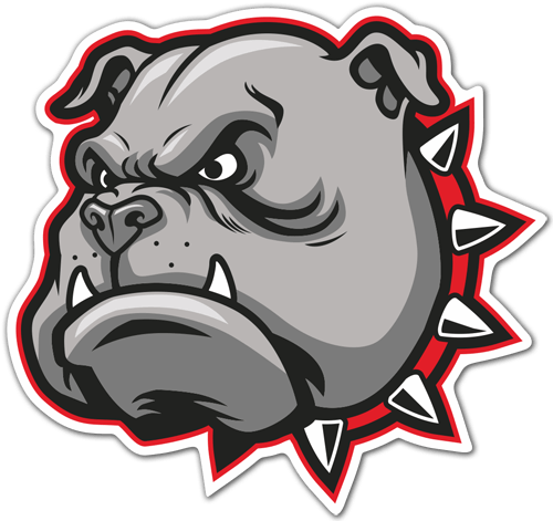 Aufkleber: Bull dog